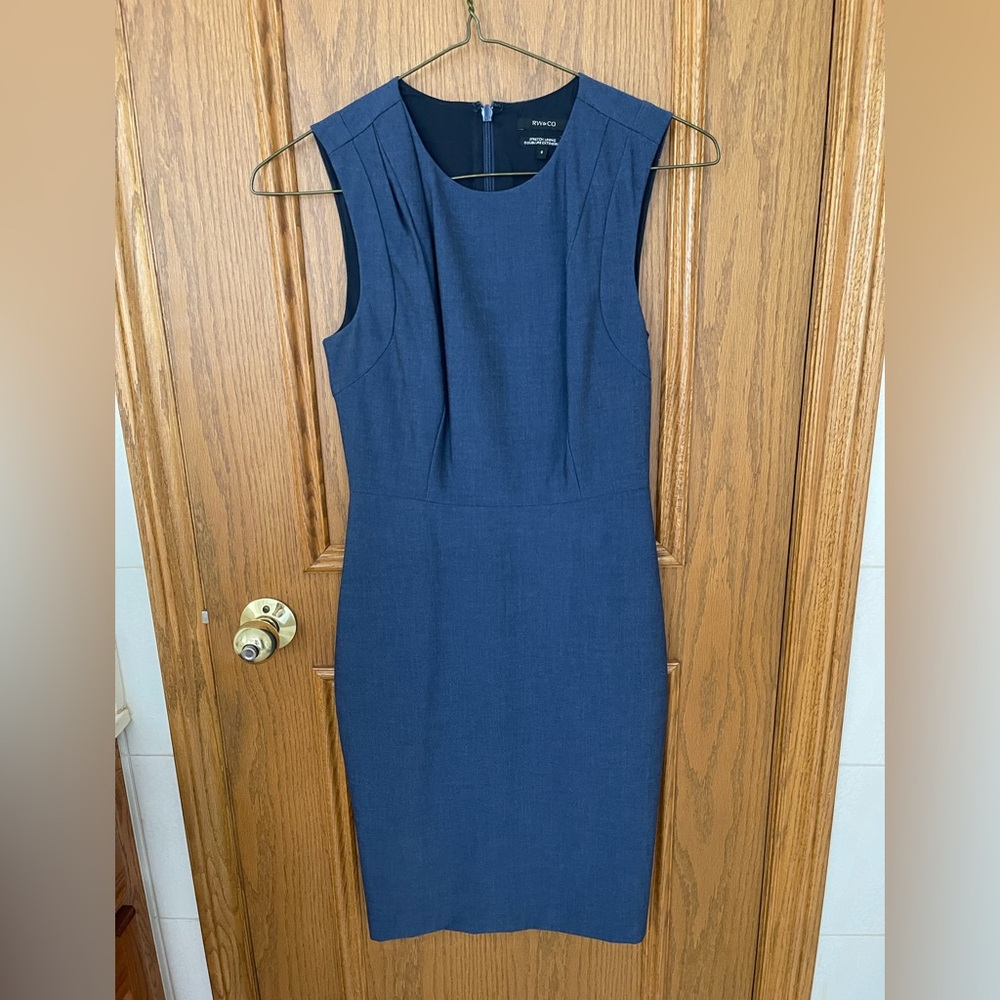 RW&CO. Classic Navy Midi Dress